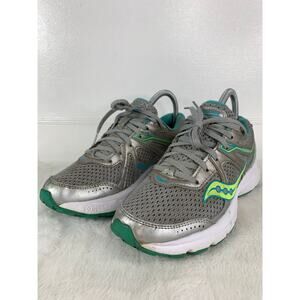 Saucony Cohesion 11 Women’s Size 6.5 Gray Teal Running Shoes S10420-11